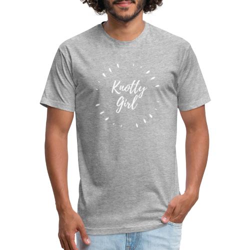 Knotty Girl - Fitted Cotton/Poly T-Shirt by Next Level