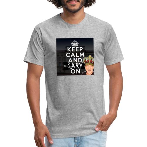 Keep Calm And Gary On - Fitted Cotton/Poly T-Shirt by Next Level