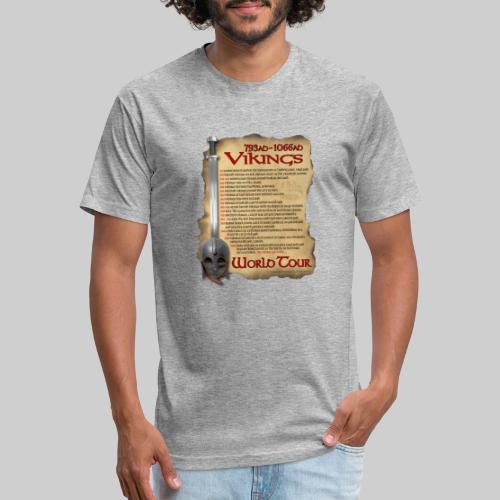 Viking World Tour - Fitted Cotton/Poly T-Shirt by Next Level