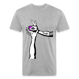 Eye Of The Beholder DD - Fitted Cotton/Poly T-Shirt by Next Level
