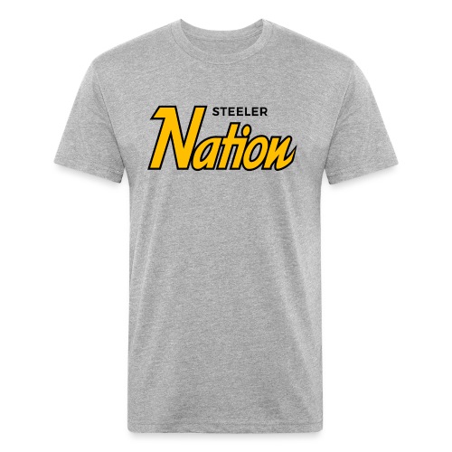 SteelerNation.com - Script - Fitted Cotton/Poly T-Shirt by Next Level