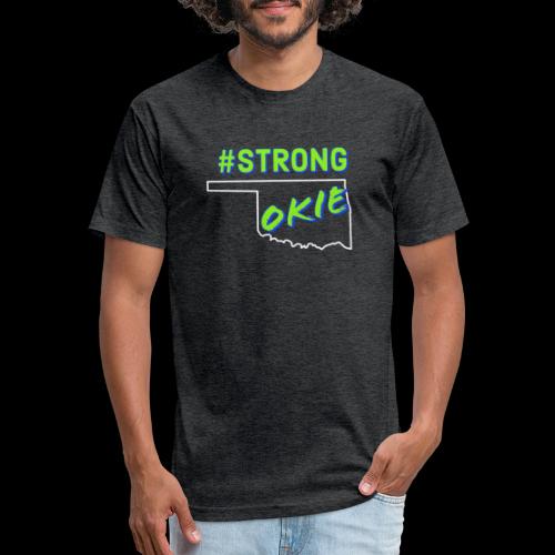 OKIE STRONG - Fitted Cotton/Poly T-Shirt by Next Level