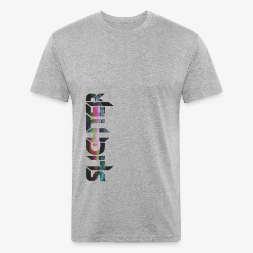 Slighter Neon Logo - Fitted Cotton/Poly T-Shirt by Next Level