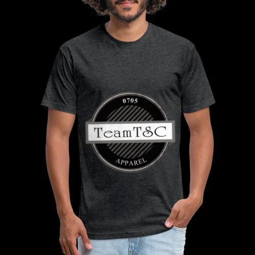 TeamTSC Badge - Men’s Fitted Poly/Cotton T-Shirt