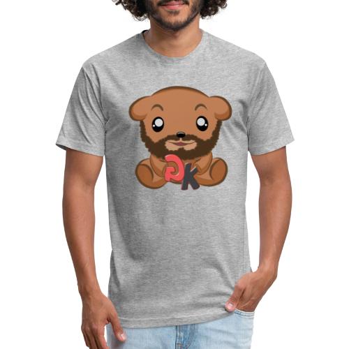 GoodKhaos Bear With GK - Men’s Fitted Poly/Cotton T-Shirt