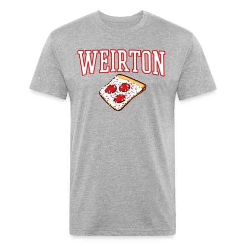 Weirton Pizza - Fitted Cotton/Poly T-Shirt by Next Level
