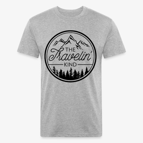 The Travelin Kind - Men’s Fitted Poly/Cotton T-Shirt