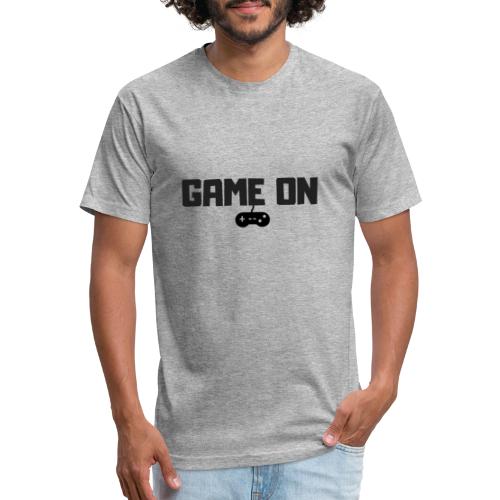 GAME ON - Men’s Fitted Poly/Cotton T-Shirt