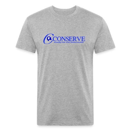 Conserve 1 - Men’s Fitted Poly/Cotton T-Shirt