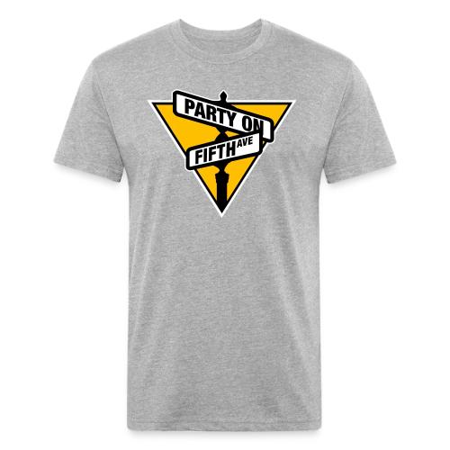 Party on Fifth Ave 2022 - Men’s Fitted Poly/Cotton T-Shirt