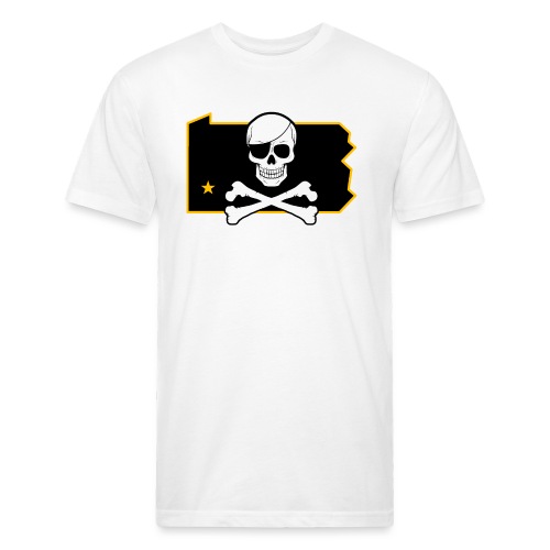 Bones PA (Sticker) - Fitted Cotton/Poly T-Shirt by Next Level