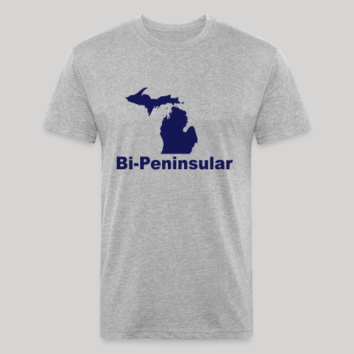 Bi-Peninsular - Men’s Fitted Poly/Cotton T-Shirt