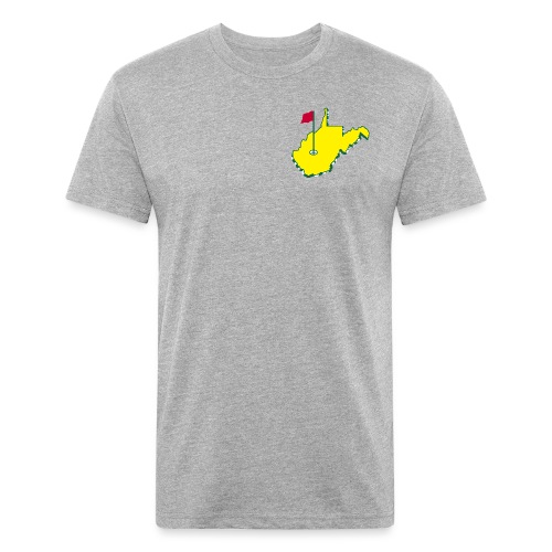 West Virginia Golf - Men’s Fitted Poly/Cotton T-Shirt