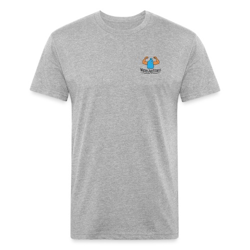 Logo - Men’s Fitted Poly/Cotton T-Shirt
