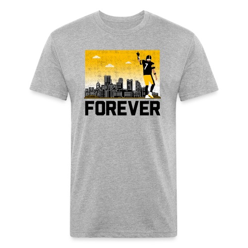 7 Forever (on light) - Fitted Cotton/Poly T-Shirt by Next Level