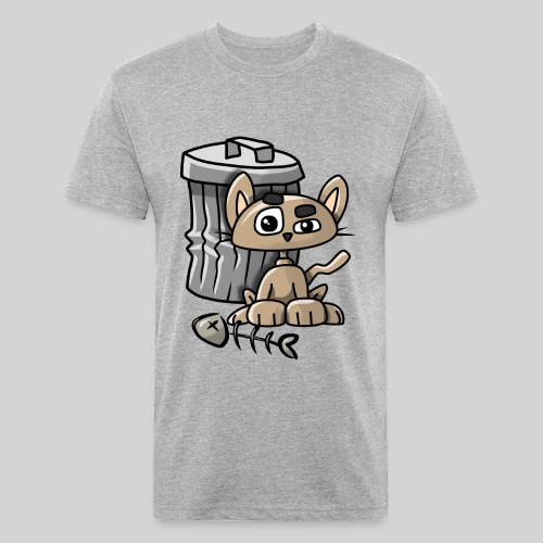 Alley Cat - Fitted Cotton/Poly T-Shirt by Next Level