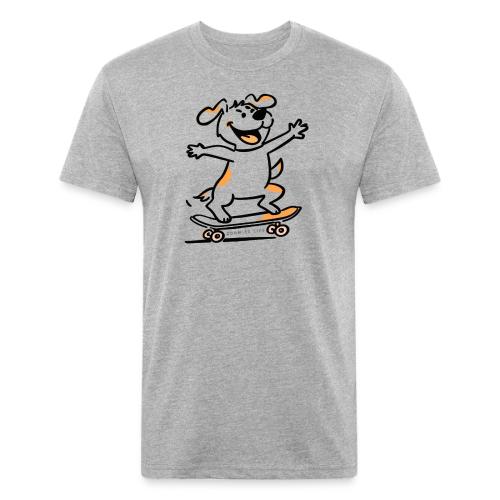 Dog on a Skateboard - Zoomies Life Tshirt - Unisex Poly/Cotton T-Shirt