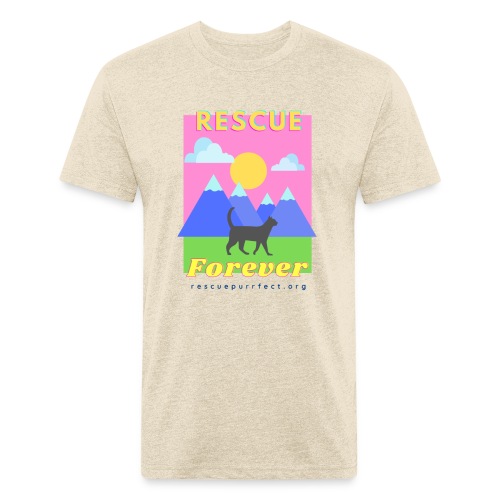 Rescue Forever Mountain Dream - Men’s Fitted Poly/Cotton T-Shirt