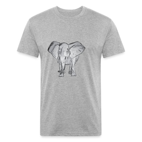 Big Elephant - Men’s Fitted Poly/Cotton T-Shirt