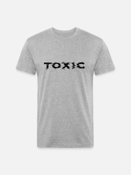 toxic poison - Unisex Poly/Cotton T-Shirt - heather gray