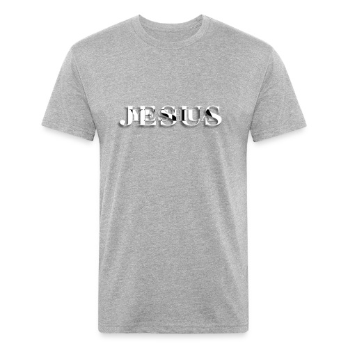 Jesus Yeshua - Fitted Cotton/Poly T-Shirt by Next Level