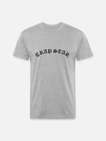 Trap Star - Unisex Poly/Cotton T-Shirt - heather gray
