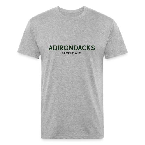 Semper Wild Adirondacks Vintage Dark - Unisex Poly/Cotton T-Shirt