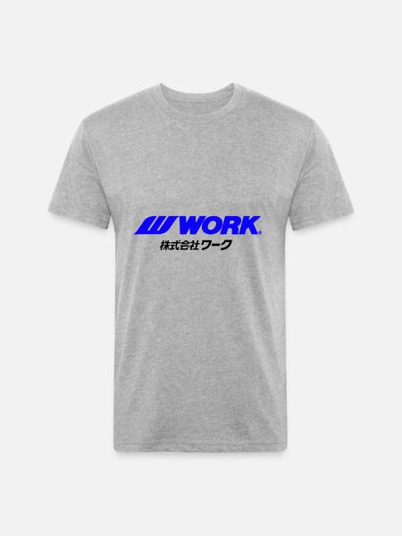 Work Wheels - JDM - Unisex Poly/Cotton T-Shirt - heather gray