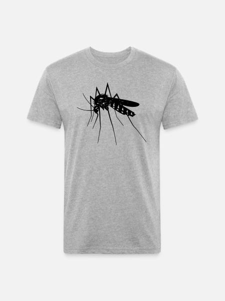 Mosquito - Unisex Poly/Cotton T-Shirt - heather gray