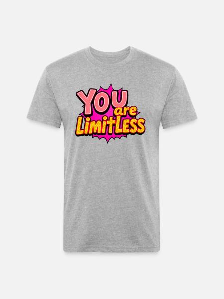You Are Limitless - Unisex Poly/Cotton T-Shirt - heather gray
