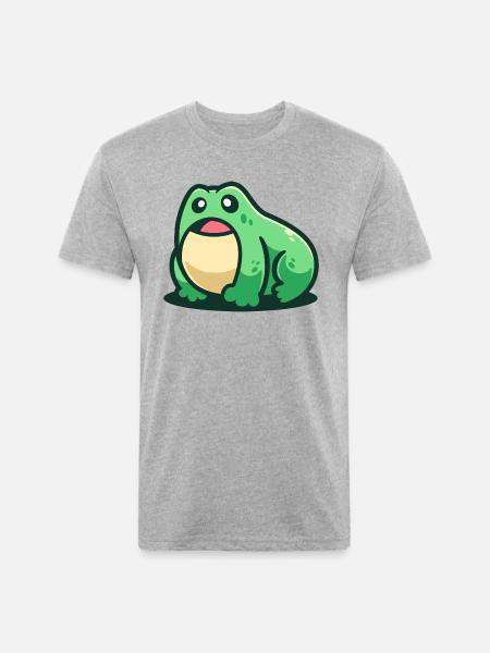 Amphibians Frog - Unisex Poly/Cotton T-Shirt - heather gray