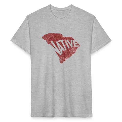 South Carolina Native_Red - Fitted Cotton/Poly T-Shirt by Next Level