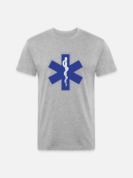 Paramedic - Unisex Poly/Cotton T-Shirt - heather gray