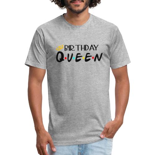 Birthday Queen - Men’s Fitted Poly/Cotton T-Shirt