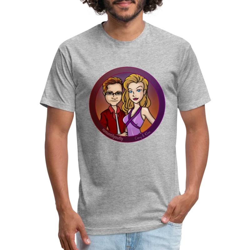 rununtilyoufly standard collection - Cory & Kloe - Fitted Cotton/Poly T-Shirt by Next Level