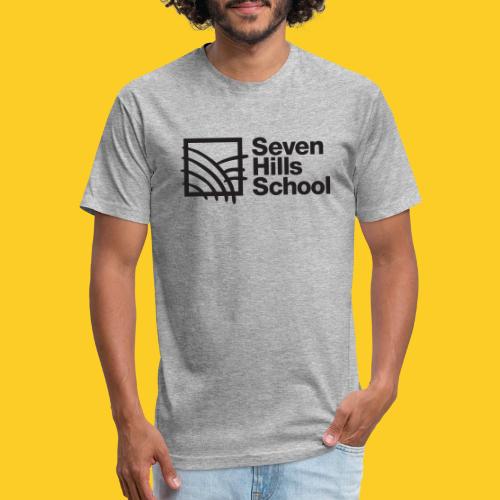 Seven Hills School - Black Logo - Unisex Poly/Cotton T-Shirt
