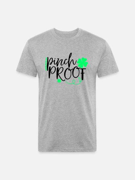 Pinch Proof - Unisex Poly/Cotton T-Shirt - heather gray