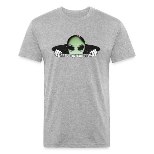 Coming Through Clear - Alien Arrival - Fitted Cotton/Poly T-Shirt by Next Level