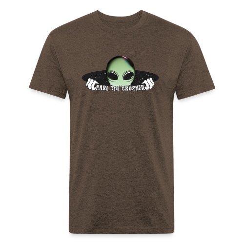 Coming Through Clear - Alien Arrival - Fitted Cotton/Poly T-Shirt by Next Level