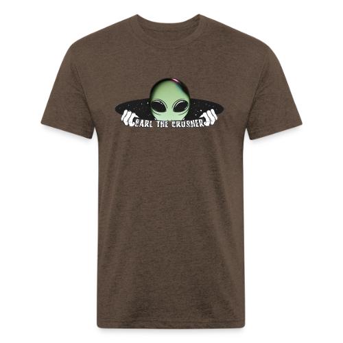 Coming Through Clear - Alien Arrival - Men’s Fitted Poly/Cotton T-Shirt
