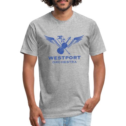 Westport Orchestra Blue - Fitted Cotton/Poly T-Shirt by Next Level