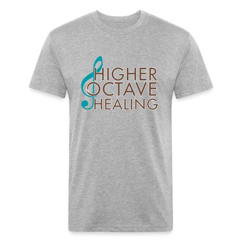 Higher Octave Healing Logo - Unisex Poly/Cotton T-Shirt