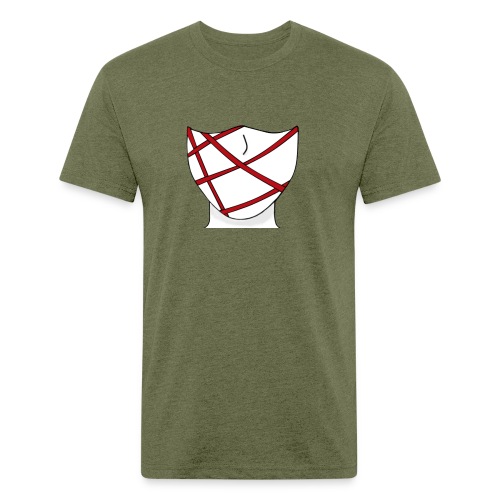 Logo - Men’s Fitted Poly/Cotton T-Shirt