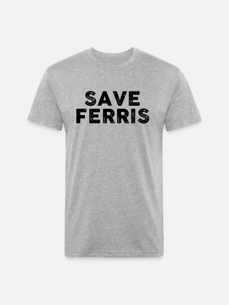 Save Ferris - Unisex Poly/Cotton T-Shirt - heather gray