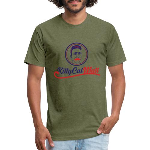 KittyCatMatt Full Logo - Fitted Cotton/Poly T-Shirt by Next Level