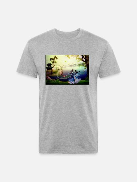 Meeting passionate - Unisex Poly/Cotton T-Shirt - heather gray