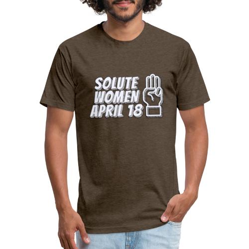 Solute Women April 18 - Men’s Fitted Poly/Cotton T-Shirt
