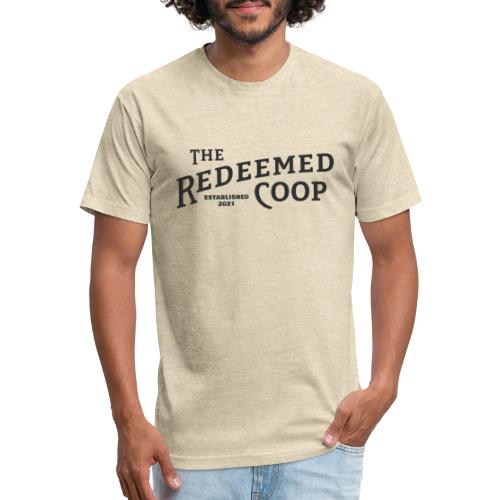 Redeemed Coop Farm - Fitted Cotton/Poly T-Shirt by Next Level