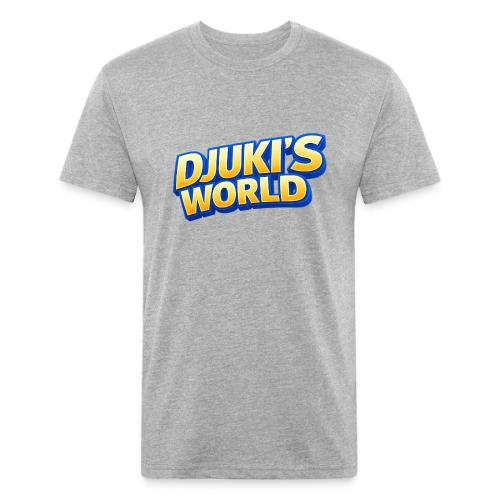DJUKI’S WORLD – Golden Logo - Unisex Poly/Cotton T-Shirt
