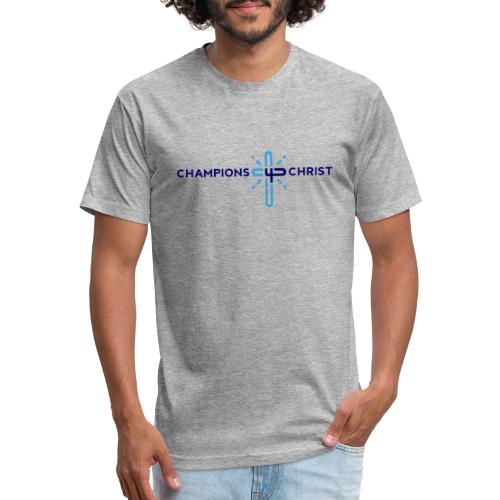 Champions 4 Christ Church Atlanta - Men’s Fitted Poly/Cotton T-Shirt